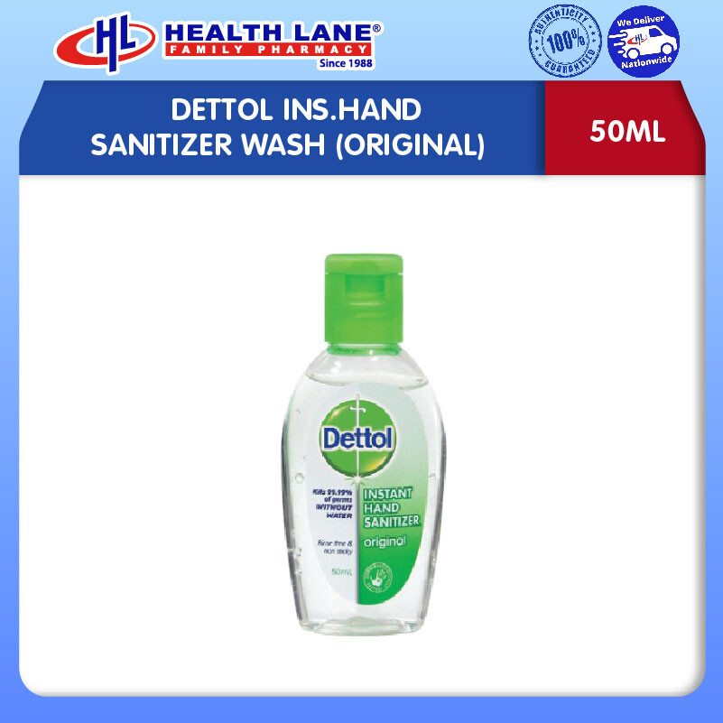 DETTOL INSTANT HAND SANITIZER WASH (ORIGINAL) 50ML